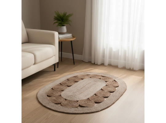 Ковёр KOOPMAN 80X50CM TRESSED OVAL (KR2002240)