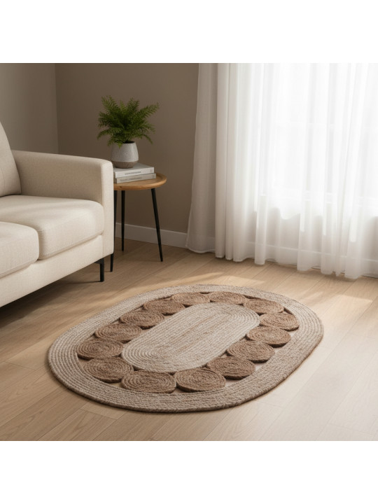 Գորգ KOOPMAN 80X50CM TRESSED OVAL (KR2002240)