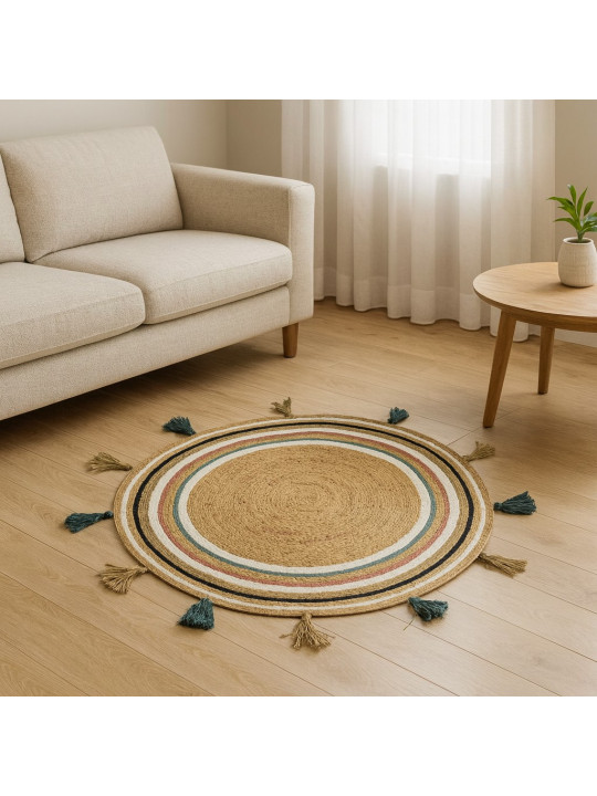 Ковёр KOOPMAN 90CM BRAIDED ROUND DIA (A35860150)