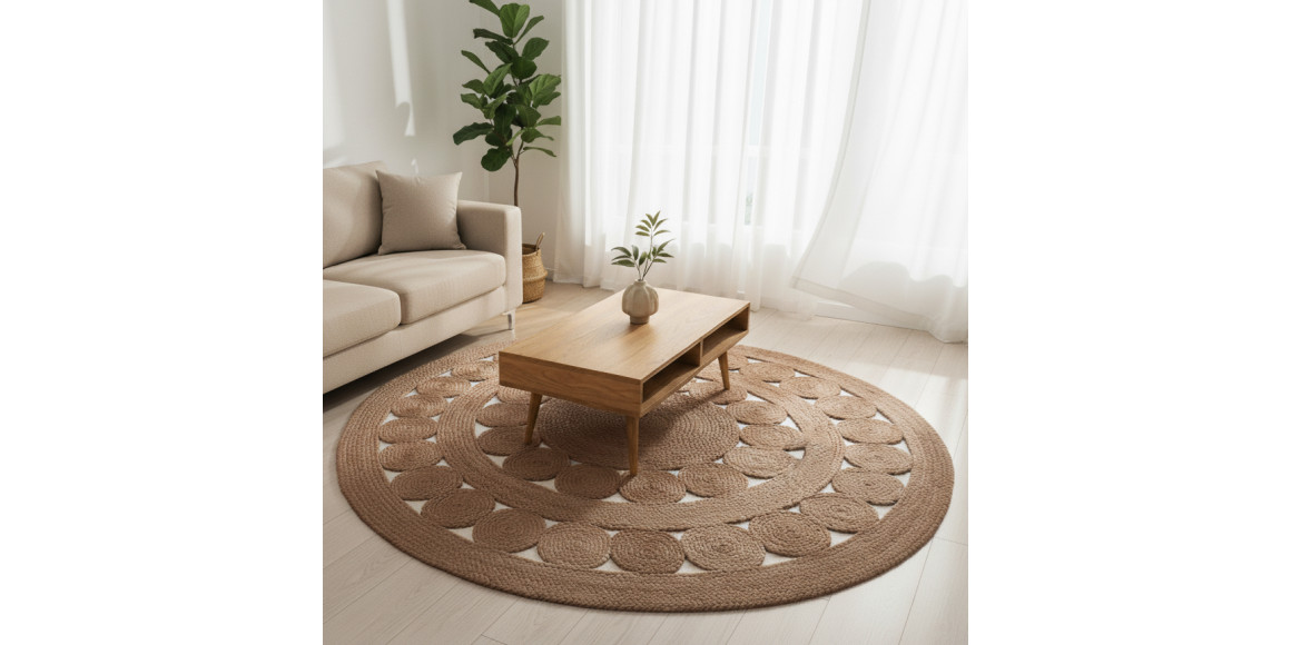 Ковёр KOOPMAN DIA 150CM JUTE ROUND (A35833110)
