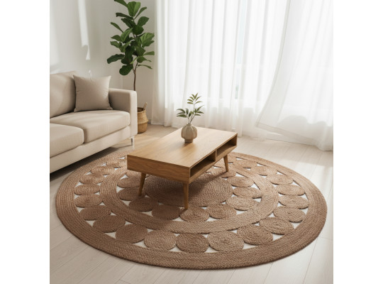 Ковёр KOOPMAN DIA 150CM JUTE ROUND (A35833110)