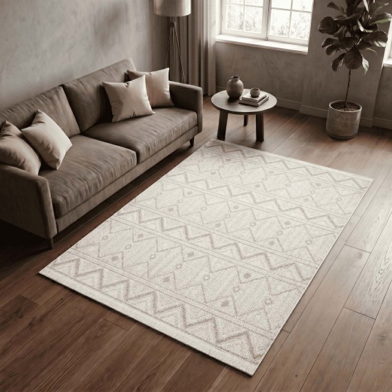 Գորգ EKO HALI MOTTO 03 WHITE BEIGE 130X190 