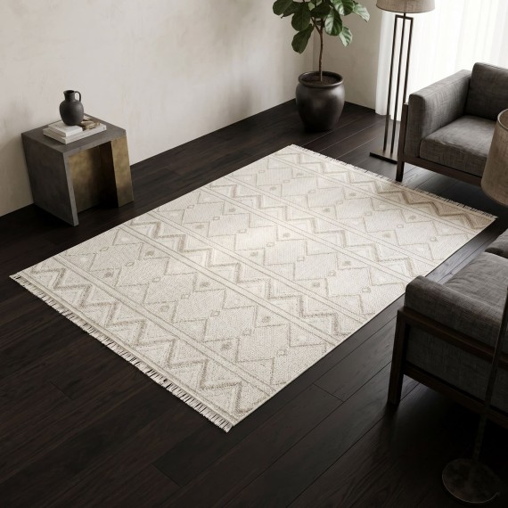 Գորգ EKO HALI MOTTO 03 WHITE BEIGE 160X230 