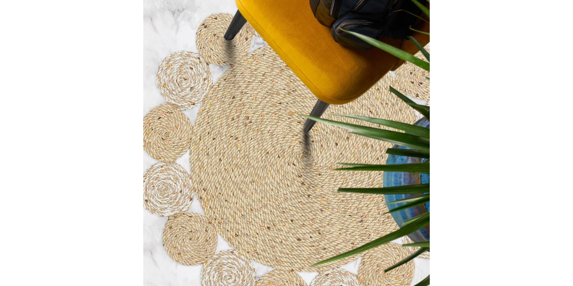 Ковёр EKO HALI PATNA 03 NATURAL WHITE 120X120 