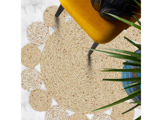Carpet EKO HALI PATNA 03 NATURAL WHITE 120X120 