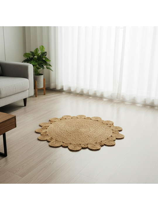 Գորգ KOOPMAN ROUND WITH FLOWER BORDER (A35940660)
