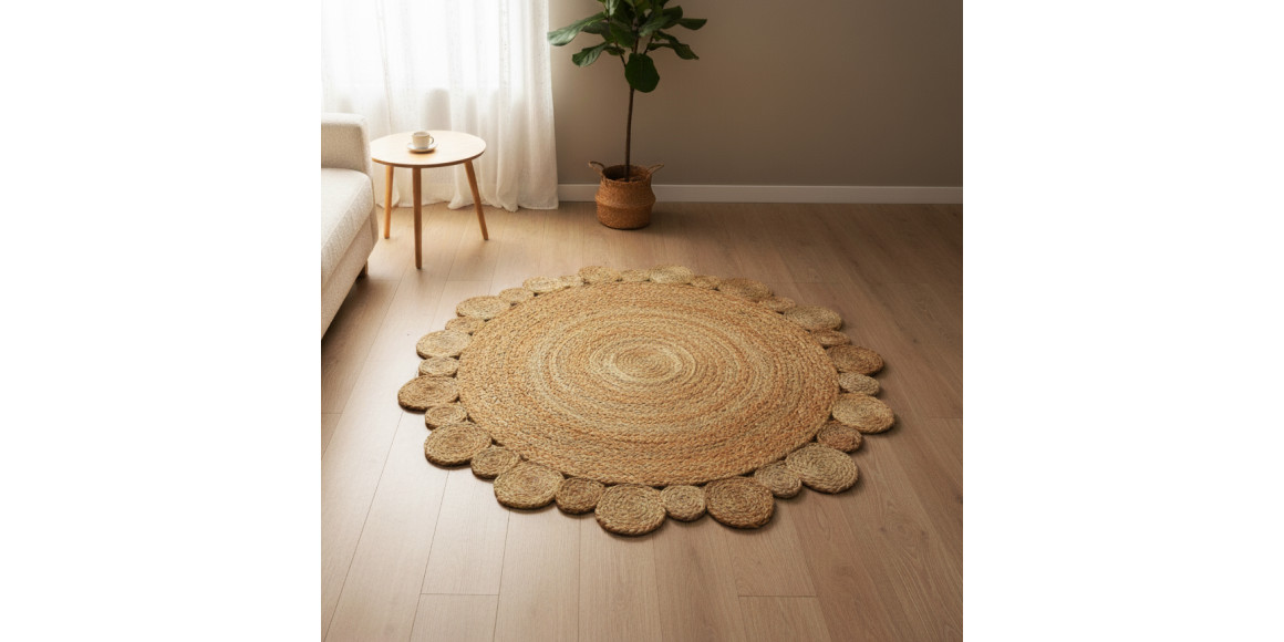 Carpet KOOPMAN ROUND WITH FLOWER BORDER (A35940670)