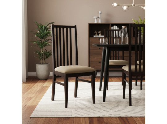 Стул HOBEL A01A BROWN PIGMENT VIVALDI 21 (1) 