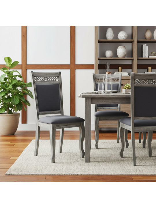 Աթոռ HOBEL A04A NEW ANTIK GREY VIVALDI 12 (1) 