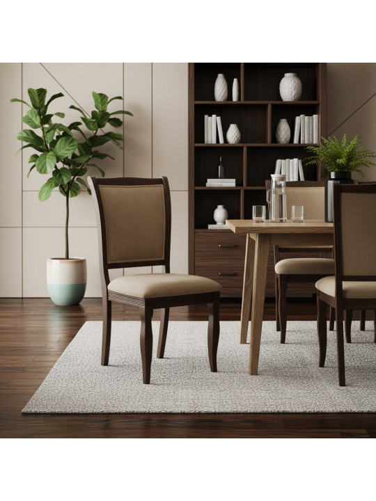 Աթոռ HOBEL A06A BROWN PIGMENT VIVALDI 5 (1) 