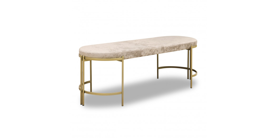 Табурет и пуф HOBEL BENCH-01 METAL GOLD/MONACO 02 (1) 
