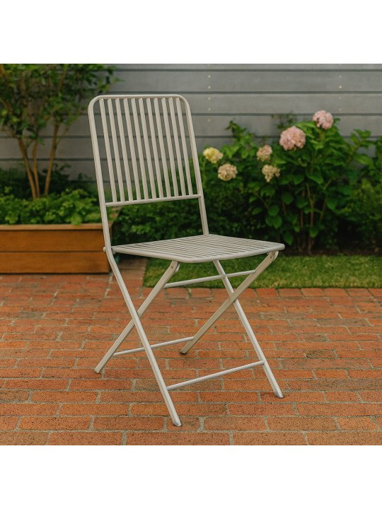 Garden chair KOOPMAN BISTRO CHAIR CHALK COLOUR (X71000500)