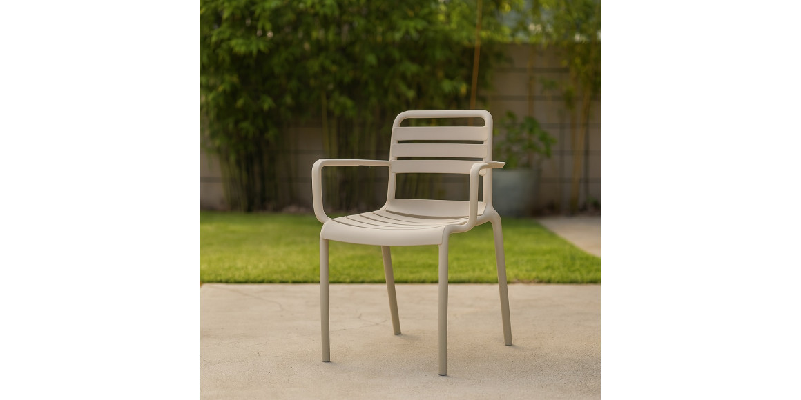 Այգու աթոռ KOOPMAN CHAIR STACKABLE PP BEIGE (LF8000020)
