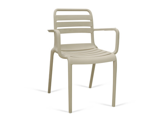 Садовый стул KOOPMAN CHAIR STACKABLE PP BEIGE (LF8000020)