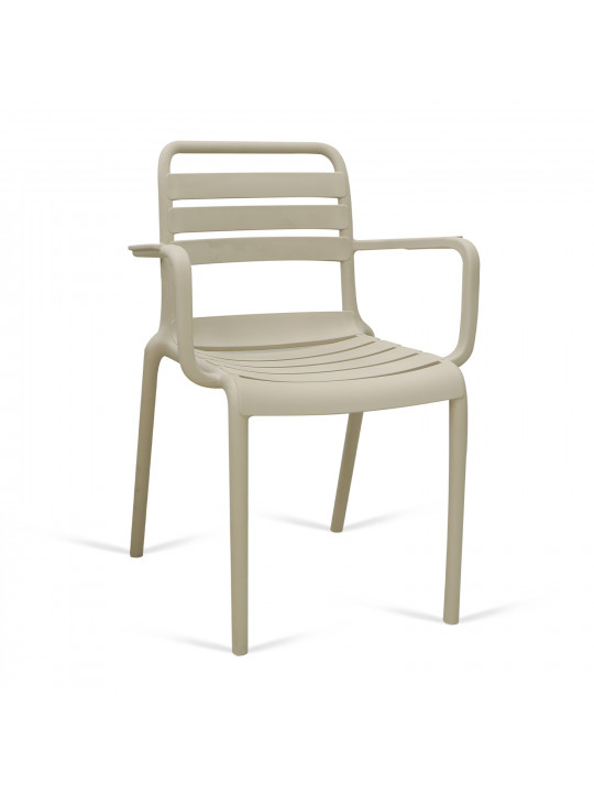 Садовый стул KOOPMAN CHAIR STACKABLE PP BEIGE (LF8000020)