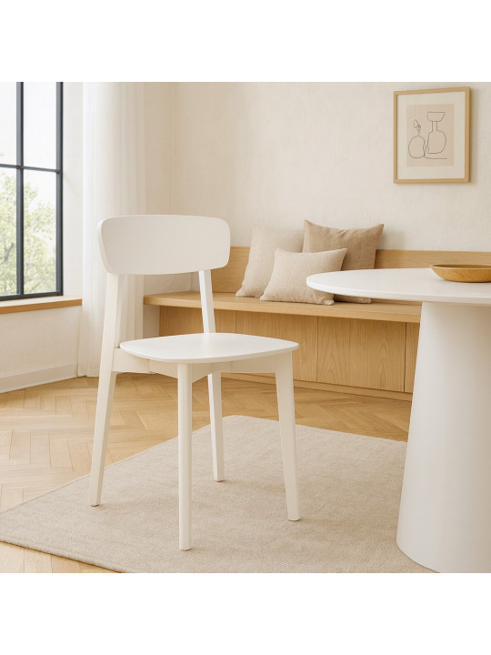 Стул HOBEL CROSS CH WHITE (1) 