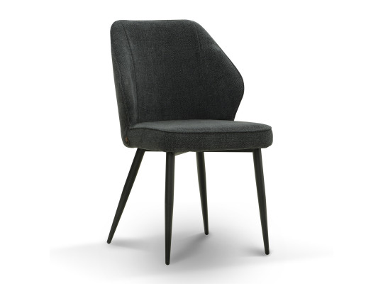 Chair MAMADOMA CRUSH ЧЕРНЫЙ/ШЕНИЛЛ LUX ANTRACITE G25 