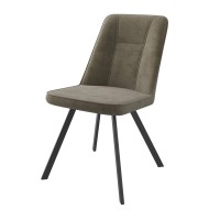 Стул MAMADOMA IBIS Б05 ЛАТТЕ/ЧЕРНЫЙ 