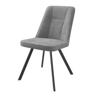 Стул MAMADOMA IBIS Б22 СЕРЫЙ/ЧЕРНЫЙ 