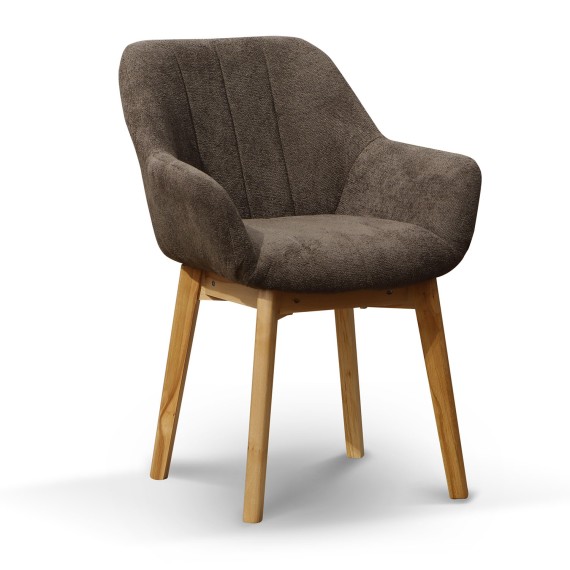 Chair HOBEL LAMDREV 3.1 BROWN BELLA 6 