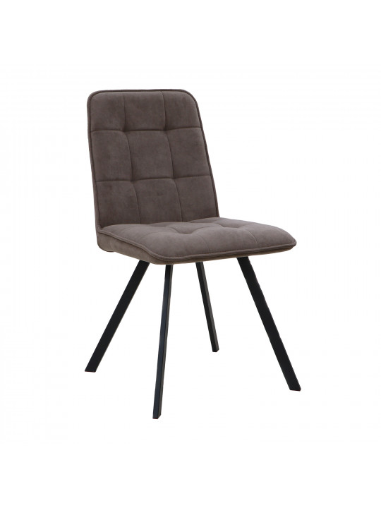 Chair MAMADOMA ROM D, ЧЕРНЫЙ/BROWN LUX B29 