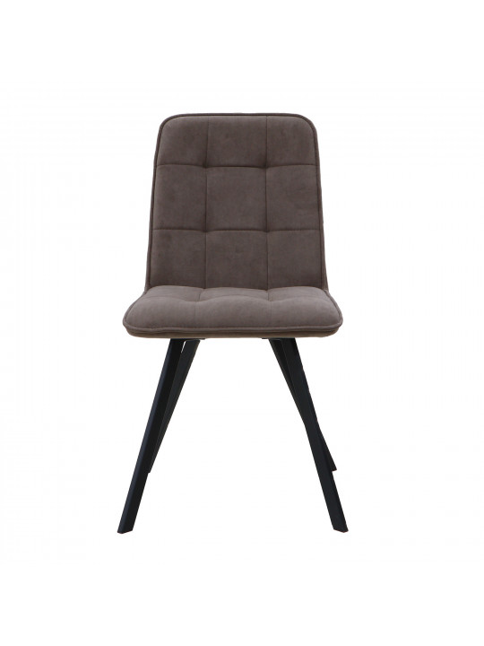 Chair MAMADOMA ROM D, ЧЕРНЫЙ/BROWN LUX B29 