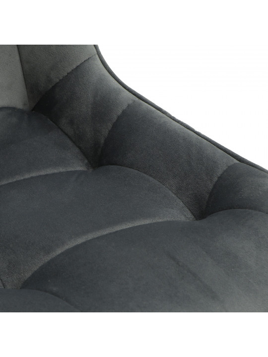 Աթոռ MAMADOMA MARIO M ЧЕРНЫЙ/LUX SMOKY GREY C56 