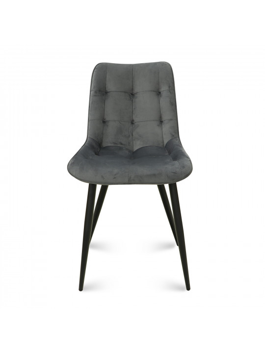 Աթոռ MAMADOMA MARIO M ЧЕРНЫЙ/LUX SMOKY GREY C56 