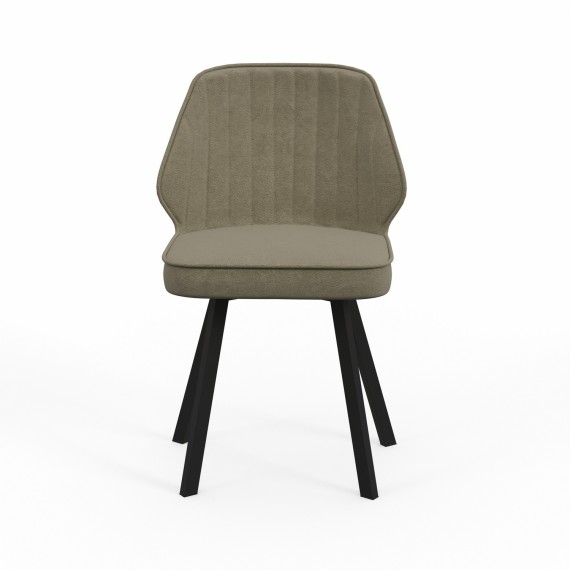 Աթոռ HOBEL MICHAEL METAL BLACK//LEONARDO 3 (1) 