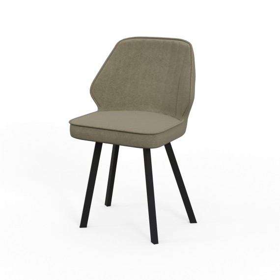 Աթոռ HOBEL MICHAEL METAL BLACK//LEONARDO 3 (1) 