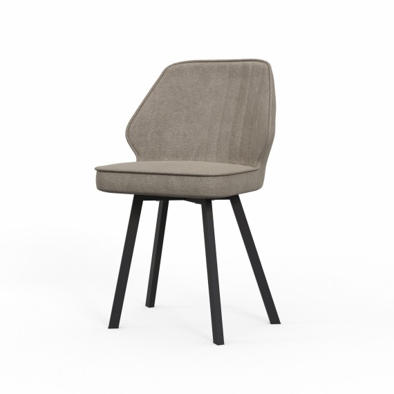 Աթոռ HOBEL MICHAEL METAL BLACK//LEONARDO 4 (1) 
