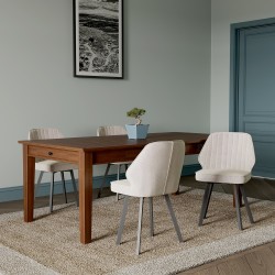 Chair HOBEL MICHAEL METAL BLACK//LEONARDO 4 (1) 
