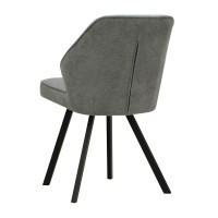 Стул HOBEL MICHAEL METAL BLACK/BELLA 13/BELLA 12 (1) 