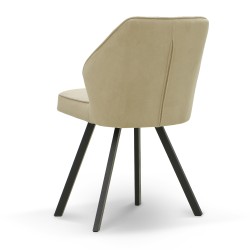 Chair HOBEL MICHAEL METAL BLACK//LEONARDO 3 (1) 