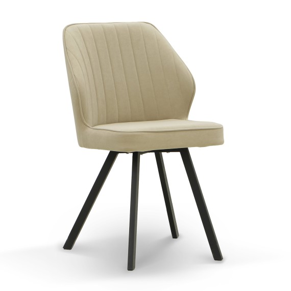 Աթոռ HOBEL MICHAEL METAL BLACK//LEONARDO 3 (1) 