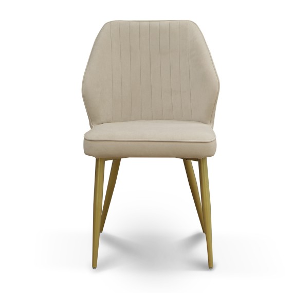 Chair MAMADOMA MICHAEL ЗОЛОТО/CREAM LUX b03 