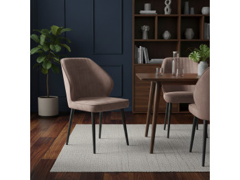 Աթոռ MAMADOMA MICHAEL ЧЕРНЫЙ/LATTE LUX b05 