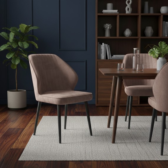 Chair MAMADOMA MICHAEL ЧЕРНЫЙ/LATTE LUX b05 