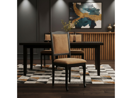 Стул HOBEL MOLINA CHOCOLATE PIGMENT VIVALDI 20 (1) 