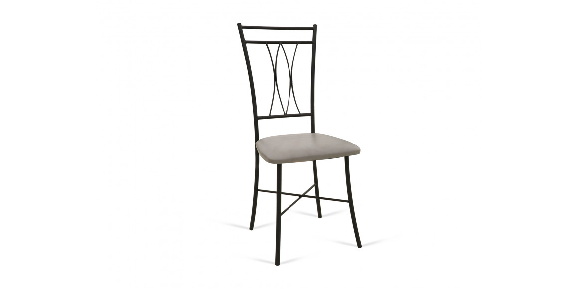 Chair HOBEL NIZZA BLACK METAL 163 GREY (1) 