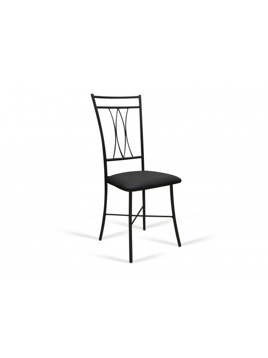 Chair HOBEL NIZZA-CH-163 METAL BLACK/GREY (1) 