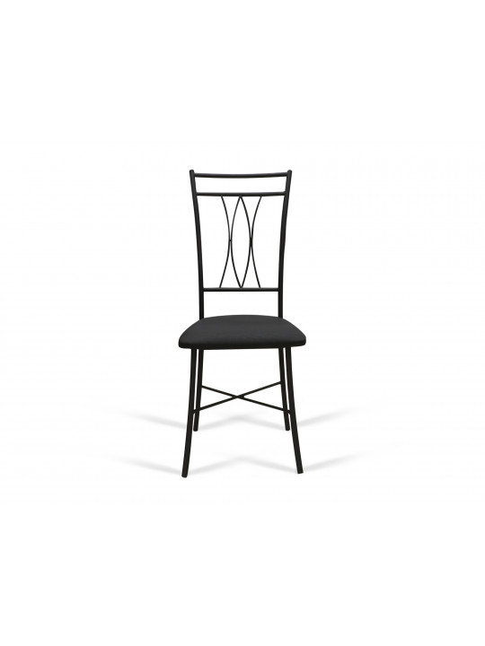 Chair HOBEL NIZZA-CH-163 METAL BLACK/GREY (1) 