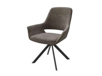 Chair MAMADOMA OFFY-R, ЧЕРНЫЙ/ШЕНИЛЬ LUX MOCCO G26 