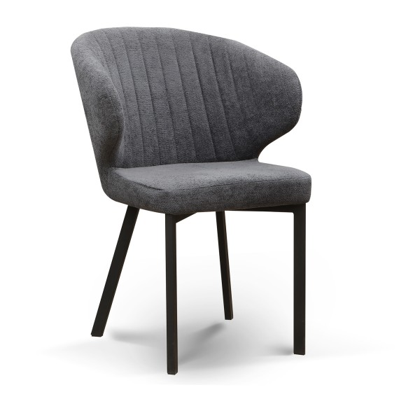 Աթոռ HOBEL ROB METAL BLACK//BELLA 14 (1) 