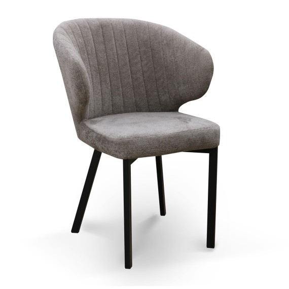 Աթոռ HOBEL ROB METAL BLACK//CAPPUCINO BELLA 4 (1) 