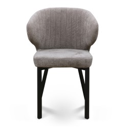 Chair HOBEL ROB METAL BLACK//CAPPUCINO BELLA 4 (1) 