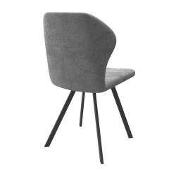 Стул MAMADOMA ROBBY D ЧЕРНЫЙ/GREY LUX b22 