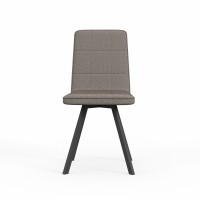 Chair HOBEL ROM D METAL BLACK/ CAPPUCCINO LEONARDO 5 (1) 