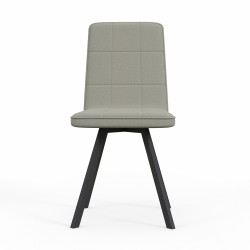 Стул HOBEL ROM D METAL BLACK/CAPPUCCINO VIVALDI 4 (1) 