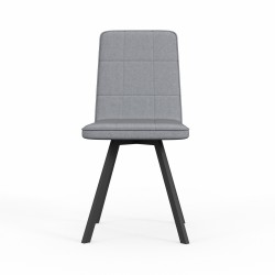 Стул HOBEL ROM D METAL BLACK//GREY LEONARDO 13 (1) 